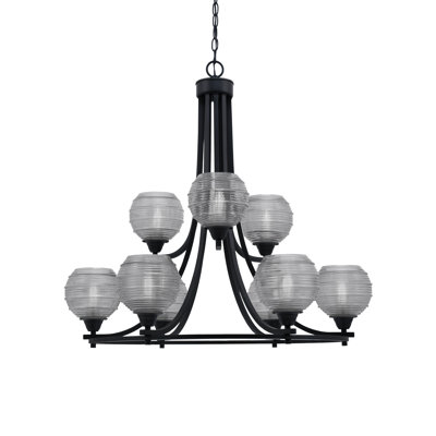 Paramount 9 Light Uplight Chandelier