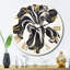 Horloge murale noire et blanche-93379915