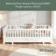 Lit plateforme avec garde-corps, base de lit en bois massif-507985571-507985570