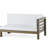 OANA Right Corner Bench And Coffee Table Set, Modern Acacia Wood Outdoor Furniture With Water-Resistant Cushions
