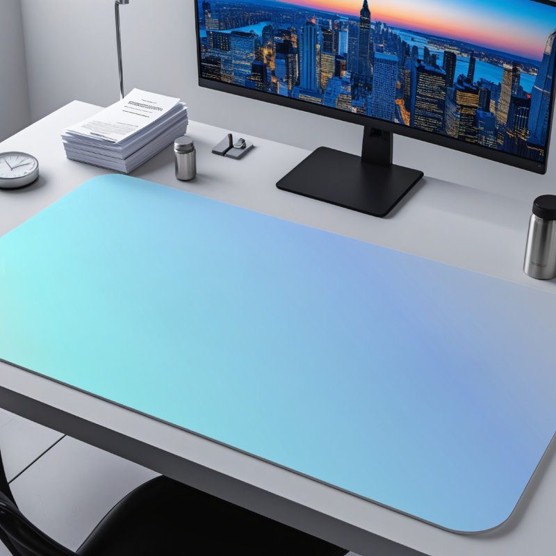Polyester Desk Pad, 31.5x15.5