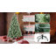Arbre de Noël 5 pi avec 51 pommes de pin - 694 pointes, branches mixtes en PVC et aiguilles dures, structure à charnières pour une installation facile, support en métal robuste - arbre de Noël réaliste-1027493623