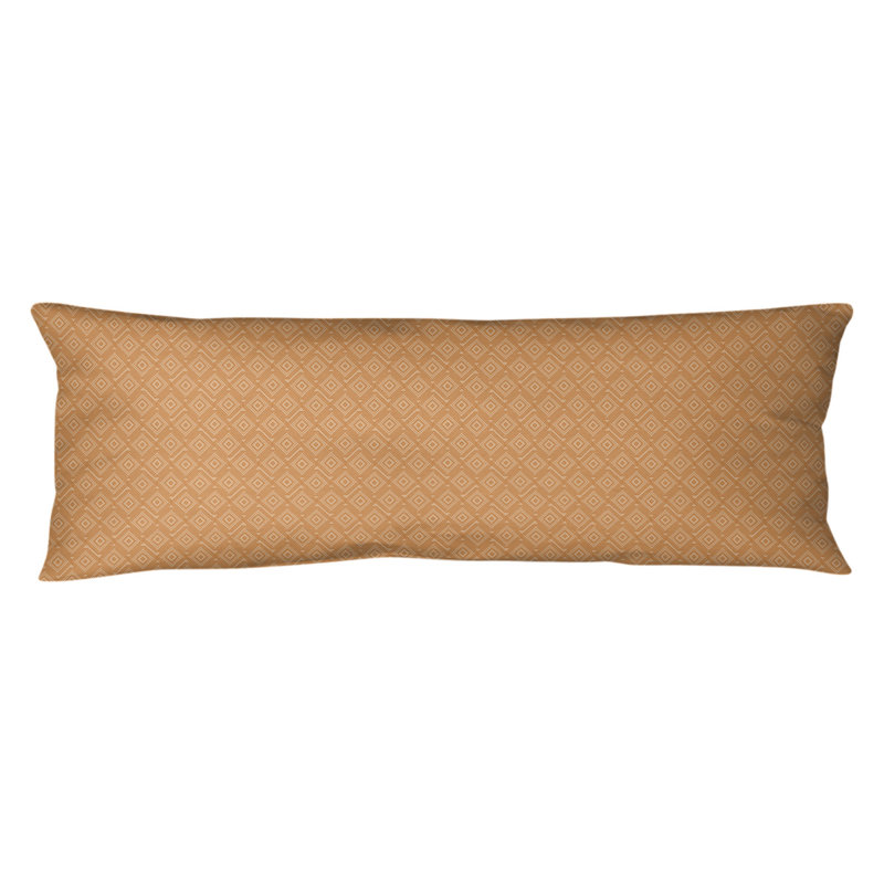 Housse de coussin ArtVerse, Bourre en polyester, Molleton moelleux, Orange