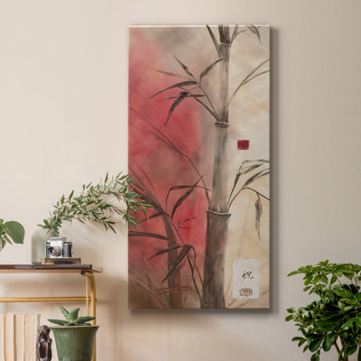 Bamboo Design II - Wrapped Canvas Print