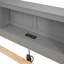 Lit plateforme avec tête de rangement, USB, lit gigogne et 3 tiroirs, gris-1369239503