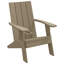 Garden Adirondack Chair Light Brown 75x88.5x89.5 cm Polypropylene