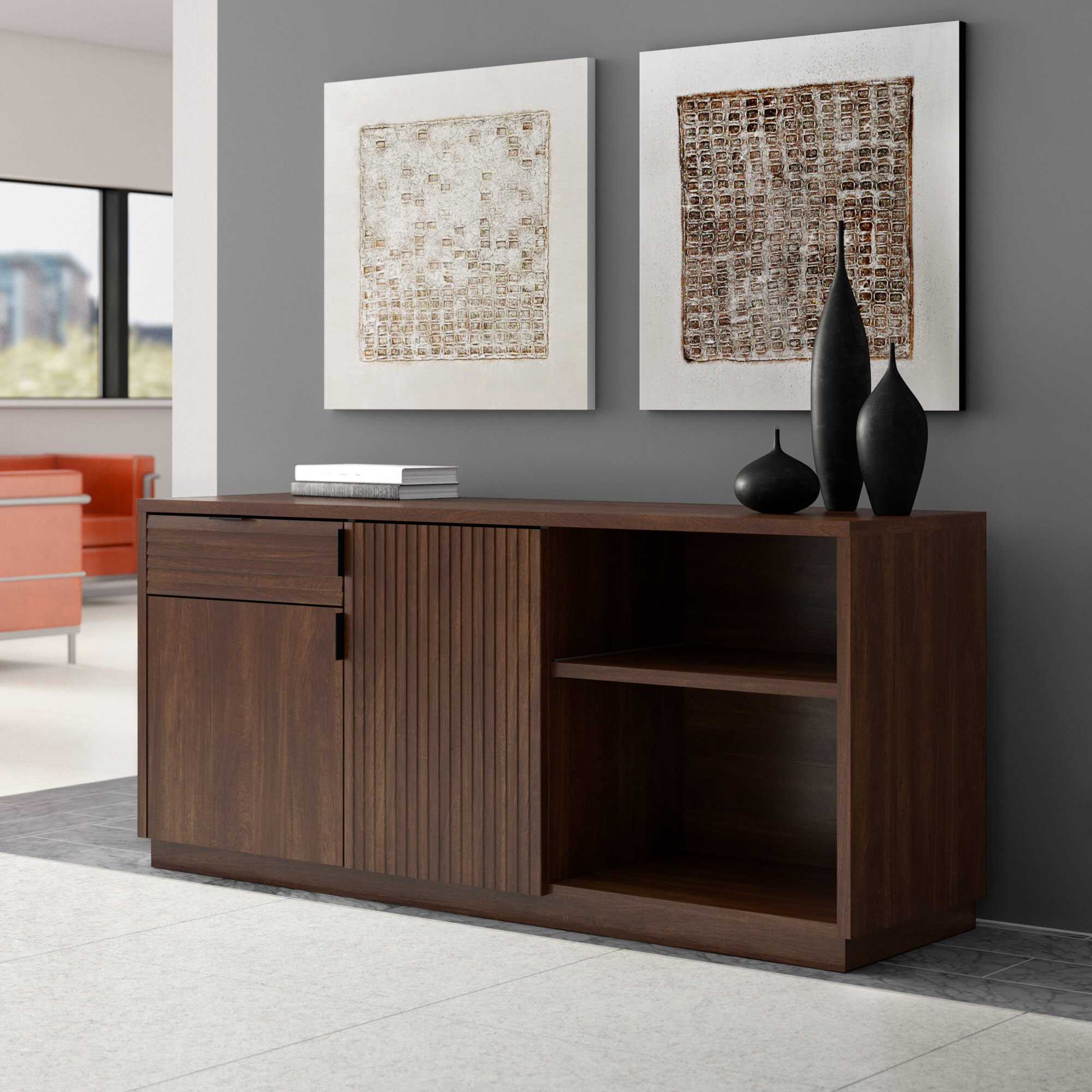 Upper Square™ Maja 65.12 Wide Credenza & Reviews | Wayfair