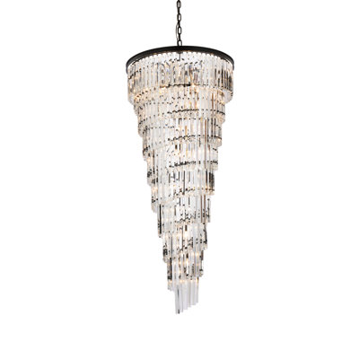 Dahlonega 35 - Light Dimmable Tiered Chandelier