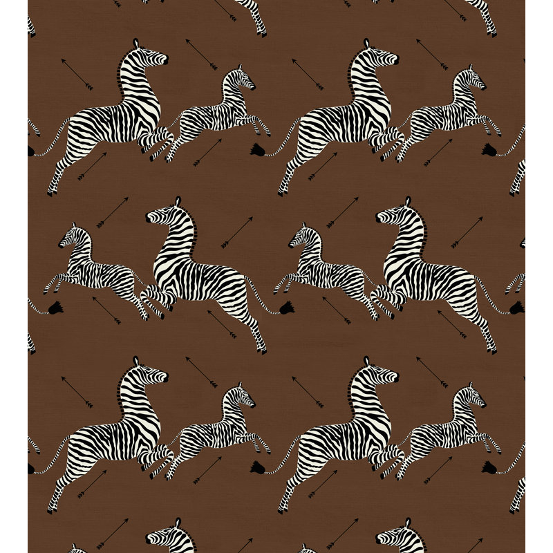 Tissu zèbres, Brun safari