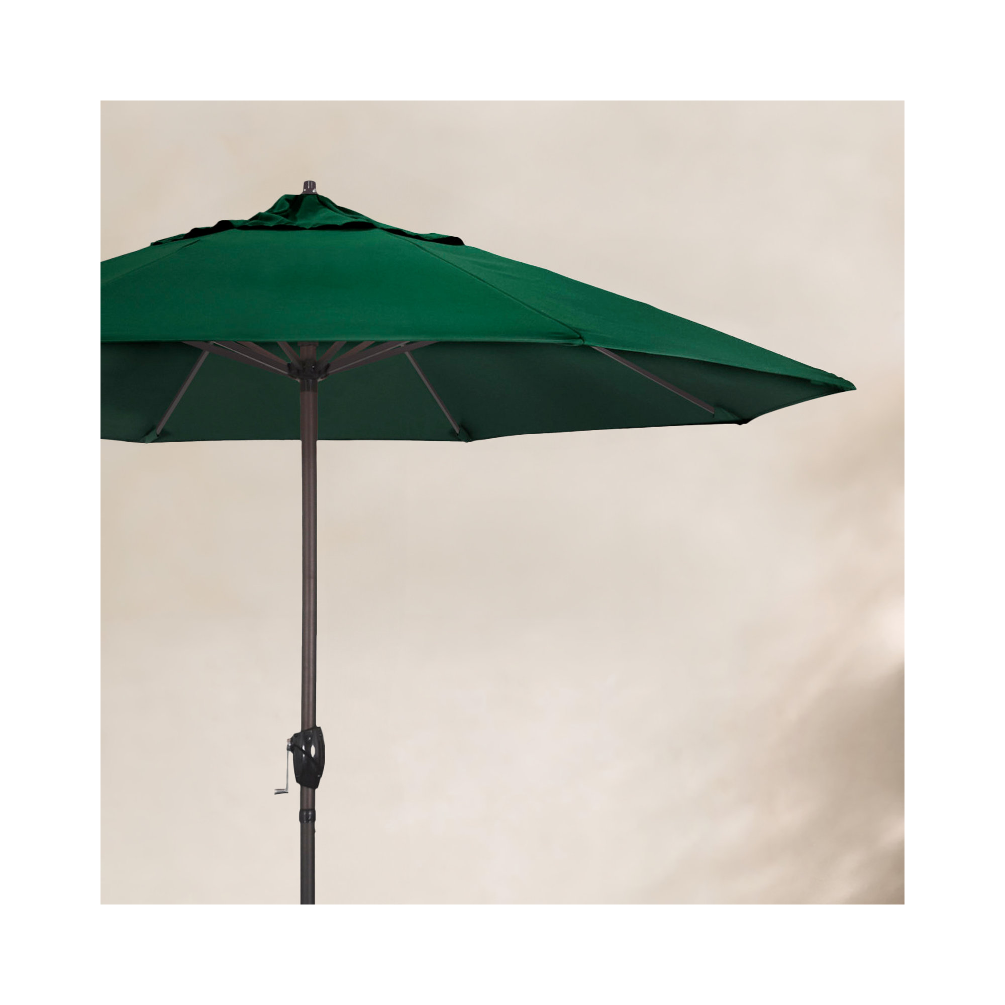 9' Market Sunbrella Umbrella, Canvas Forest Green Sunbrella® Canvas