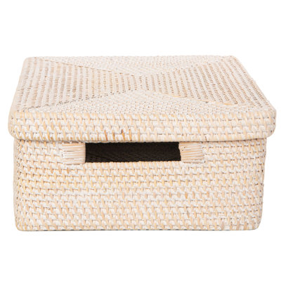 Wicker Storage Bin 1