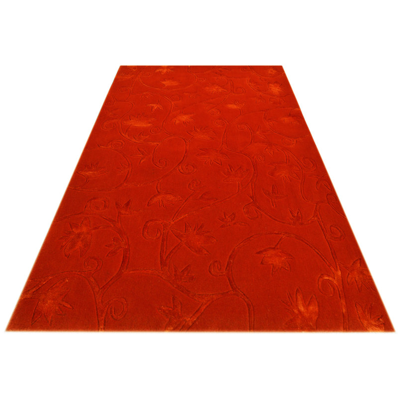 Malorca Floral Wool Hand Woven Area Rug, Rectangle 200 x 300cm