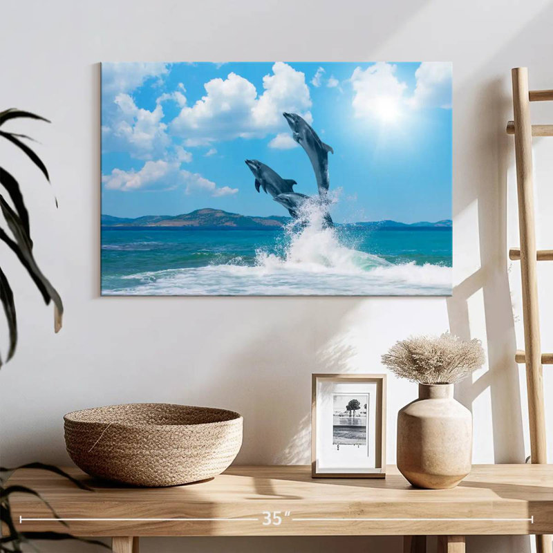 Brampt Dolphin Paradise, H 16 po x l 24 po
