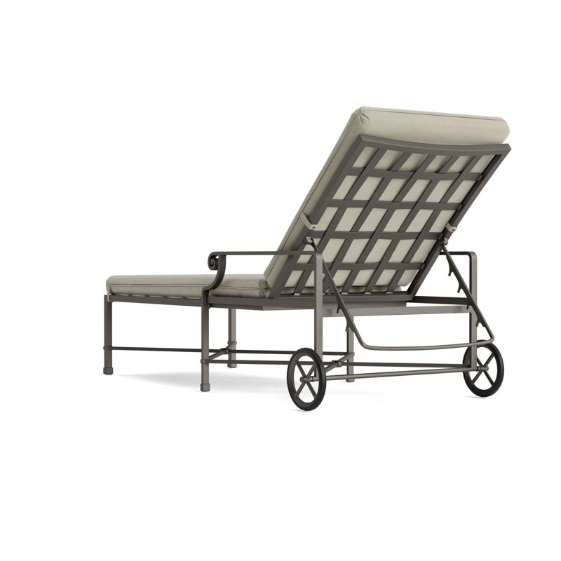 Venetian Outdoor Chaise Lounge, Fusion Natural, Mica