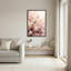 Art mural sur toile rose et transparent avec des accents de cuivre-1648724751