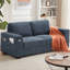 Yakina 70'' Upholstered Chenille Loveseat Sofa With Storage Pockets Couches And USB Charging Port-244510056