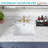 KARAMAG 20 inches Ceramic Undermount Bathroom Sink Rectangular Design For Modern Bathroom Overflow White 