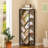 Tree Bookshelf - 9 Tier Floor Standing Tree Bookshelf for CDs/Movies/Books