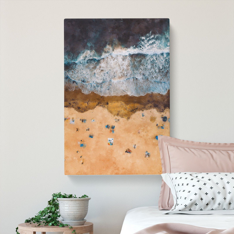 Blacks Beach In San Diego Cali - Wrapped Canvas, 76cm H x 50cm W x 3cm D