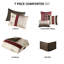 Édredon très grand 7 pièces - motif rouge avec-121409376-121409375