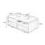 Table basse Burlywood