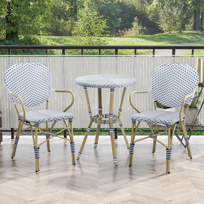 Fonzell Round 2 - Person 23.63" Long Dining Set