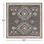 Tapis en jute de style sud-ouest noir / ivoire Mickie-984568753
