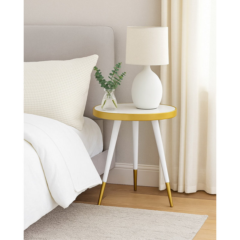 End Table, White