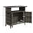 Wicker Outdoor Storage Cabinet With Two Doors And Shelf For Outdoor Pool Towel Storage, Mixed Gray-1660198087