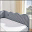 Lit double Amare avec lit gigogne simple, port USB et forme adorable en forme de vague-2048353174