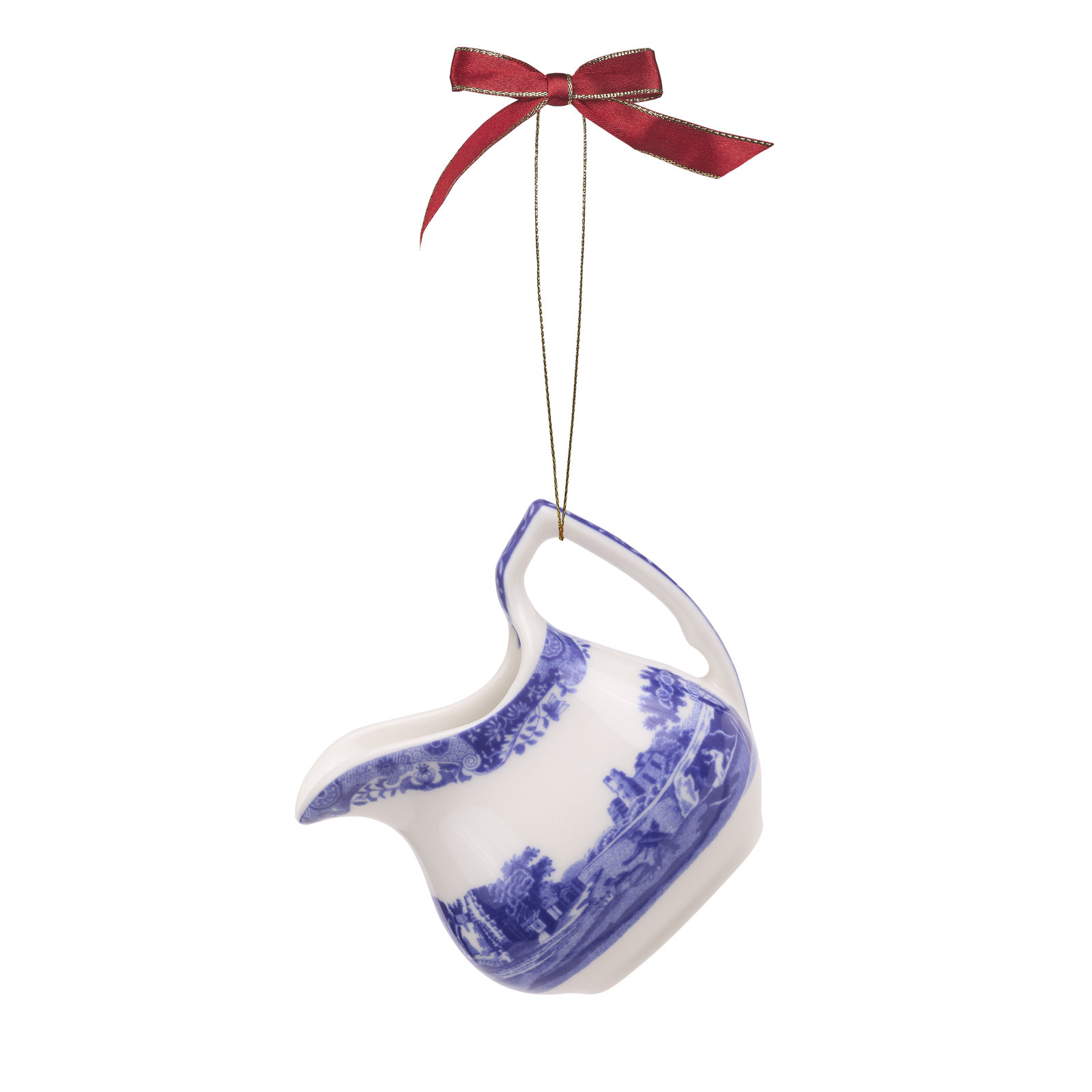 Spode Blue Italian Tea Set Ornaments Bi