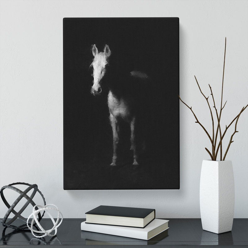 White Horse Vol.2 - Wrapped Canvas, 76cm H x 50cm W x 3cm D
