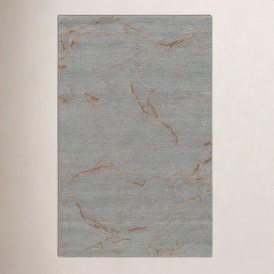 Hand-Tufted Abstract Wool Rug