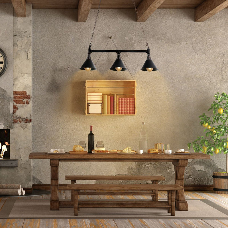 Agampreet 3 - Light Kitchen Island Chandelier