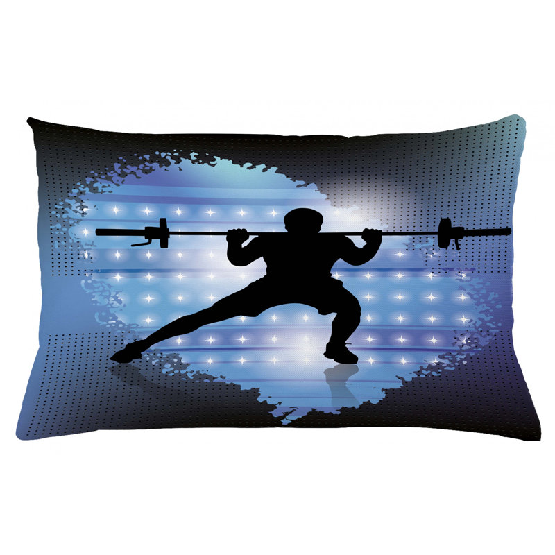 Housse de coussin lombaire intérieur/extérieur fitness, 16 po x 26 po