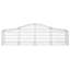 Paniers en gabion arqués 3 pièces 78,7 po x 11,8 po x 31,5 po / 39,4 po Vidaxl-88703555