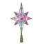 LED Glitter Star Of Bethlehem Christmas Tree Topper - 14.5" - Gold - Multi Lights