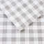 Drap imprimé à carreaux gris à motif de chevrons, 4 pièces, 100% flanelle de coton, doux au toucher, drap-housse élastique, pièces, avec draps et taies d'oreiller, lavable à la machine