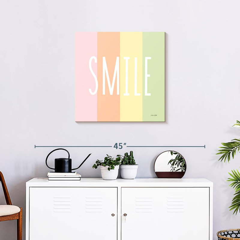 Ashelle Smile Rainbow, 24" H x 24" W