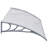 Aghan vidaXL Door Canopy, Outdoor Awning for Porch & Patio, Polycarbonate Cover-49407073-129178269-129212737