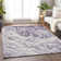 Premium Machine Washable Prisco Purple Rug