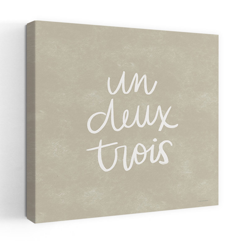 Un Deux Trois Art, H 18 po x l 18 po