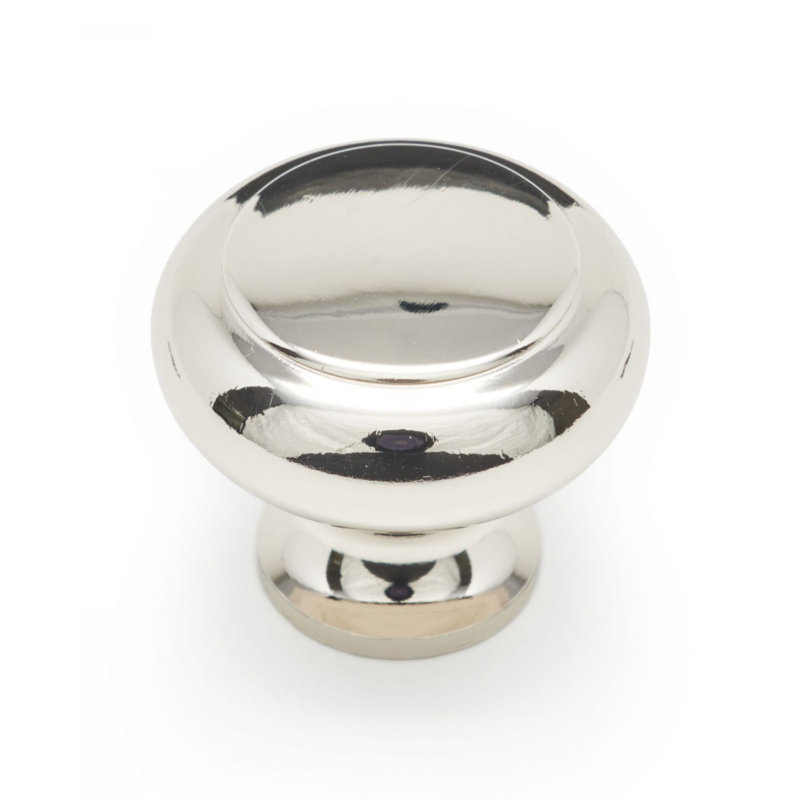 CK Series 1 1/4" Diameter Mushroom Knob, Polished Nickel