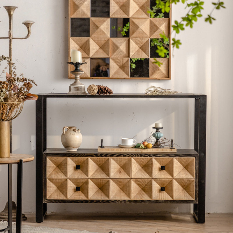 Vitrine design français rétro