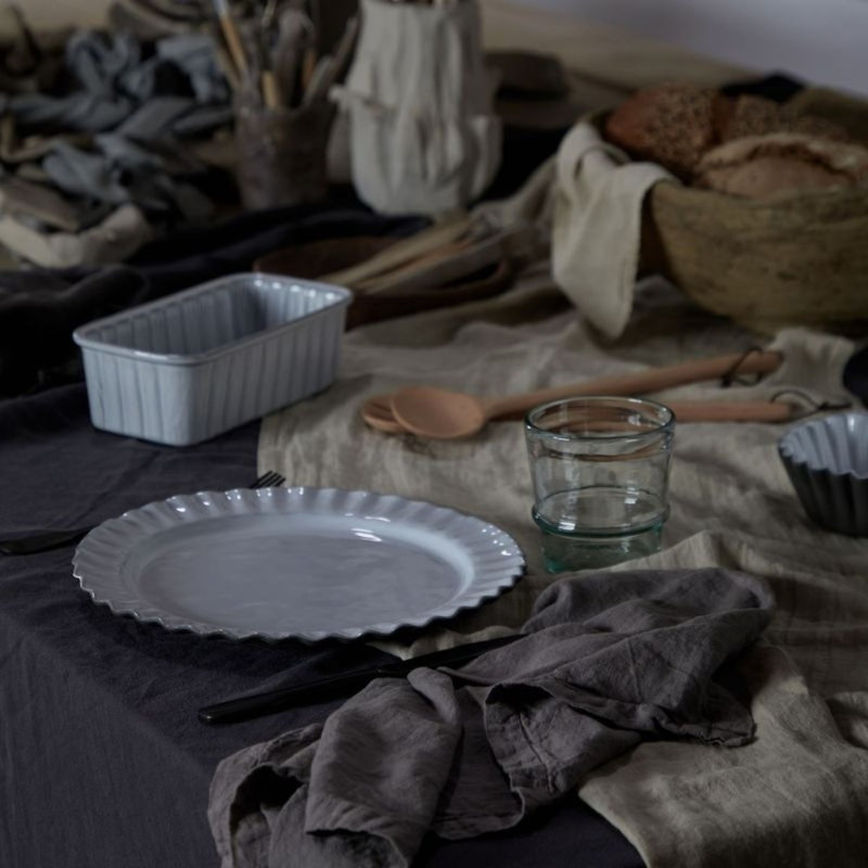 Maria Linen Square Napkins, Ceylon Yellow