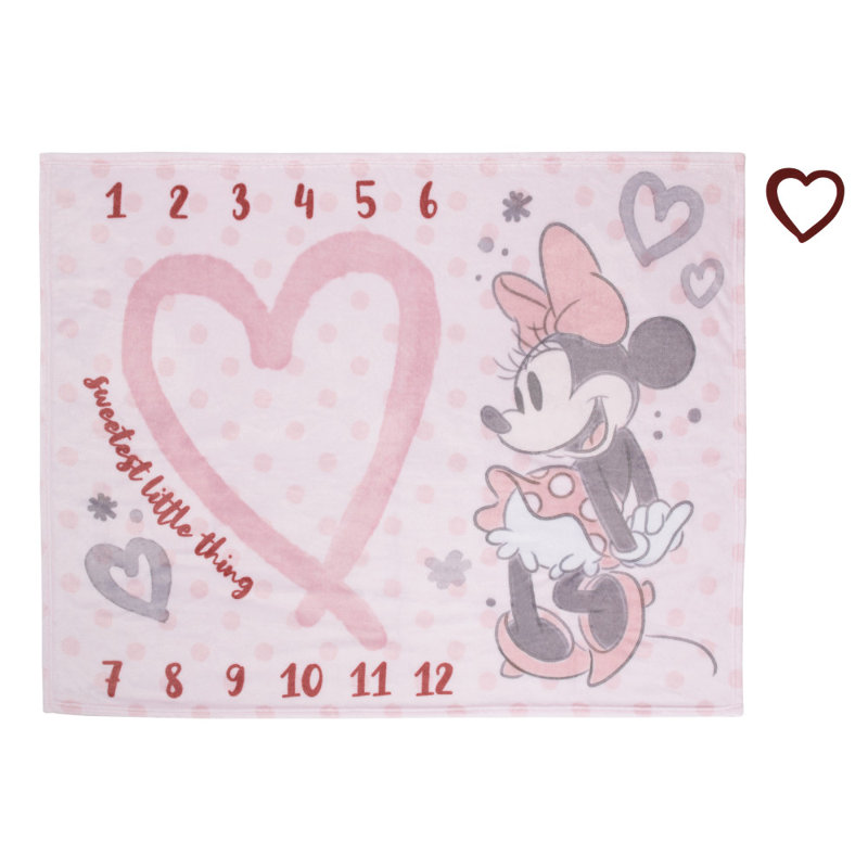 Couverture pour bébé NoJo Disney Minnie Mouse