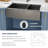 36 Inch Farmhouse Double Bowl Stainless Steel Kitchen Sink Gunmetal Black Farm Sink 60/40 Sink-68879326