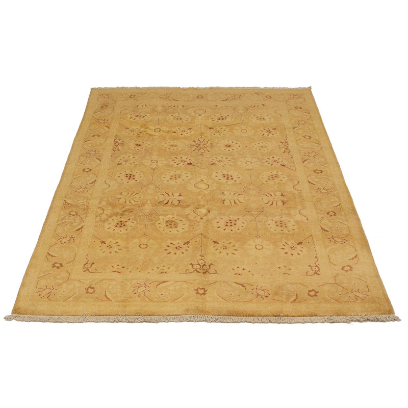 Tapis en laine noué la 1980 baluch 6 pi 1 po x 9 pi one-of-kind main Yaak