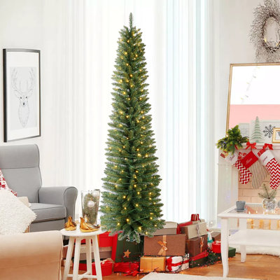 Arbre de Noël épinette pré-éclairé