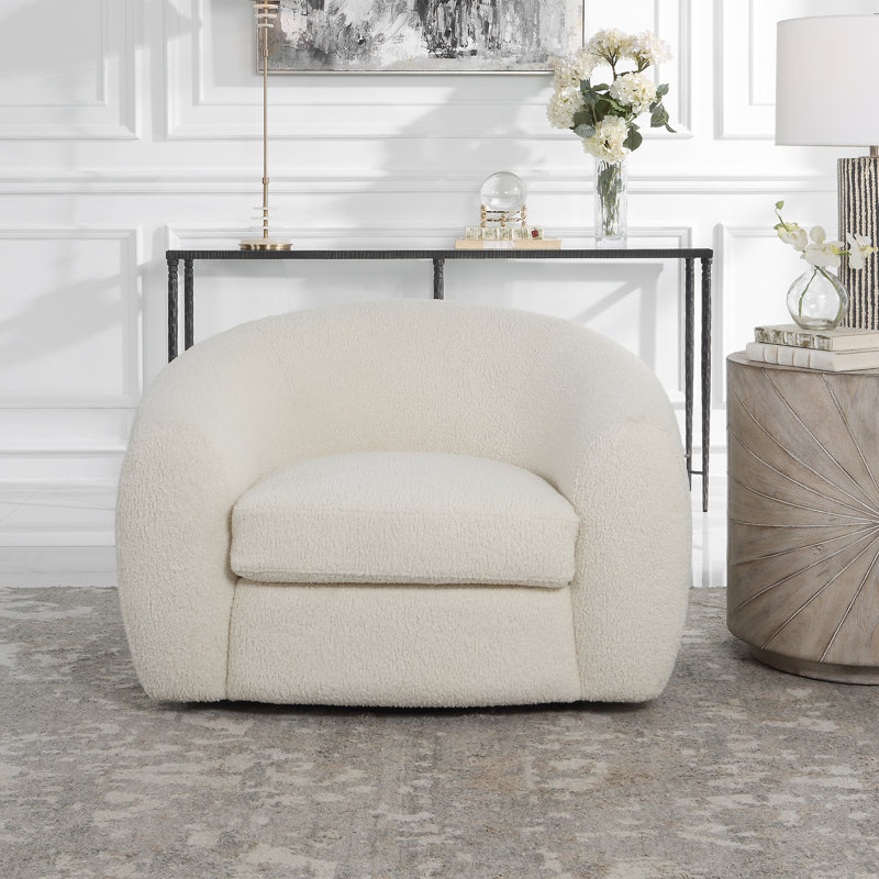 Fauteuil pivotant en polyester 43 po Dazion